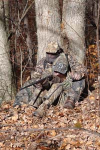 Adult and youth fall turkey hunting