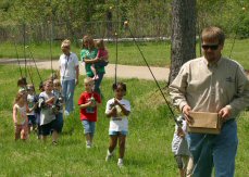 Kids going fishing photo