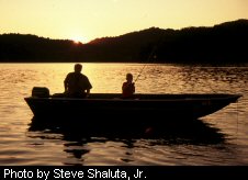 Father and son fishin'