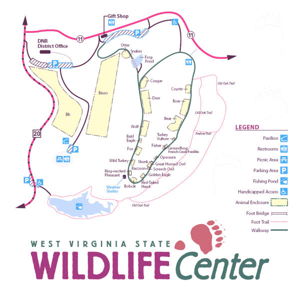 Wildlife Center Map
