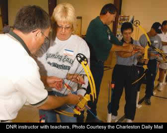 DNR Instructors with teachers